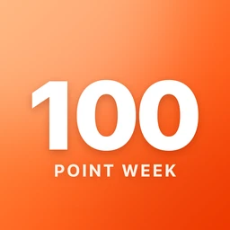 100 Point Week app icon